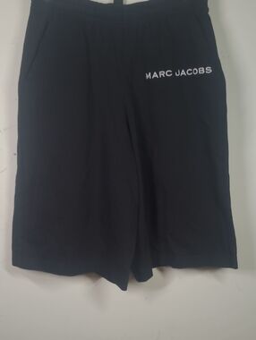Marc Jacobs Black Athletic Logo Shorts
